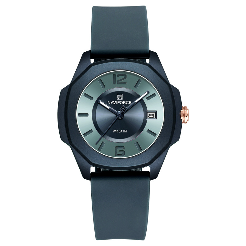 ساعت مچی عقربه‌ای زنانه نیوی فورس مدل naviforce 7107