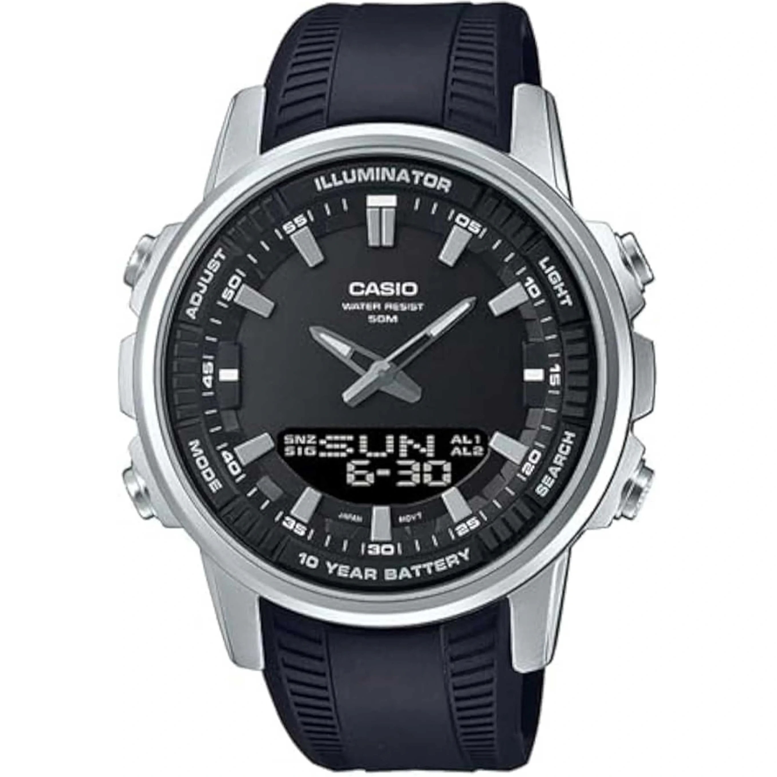 ساعت مچی مردانه کاسیو مدل AMW-880-1AVDF با بند لاستیکی