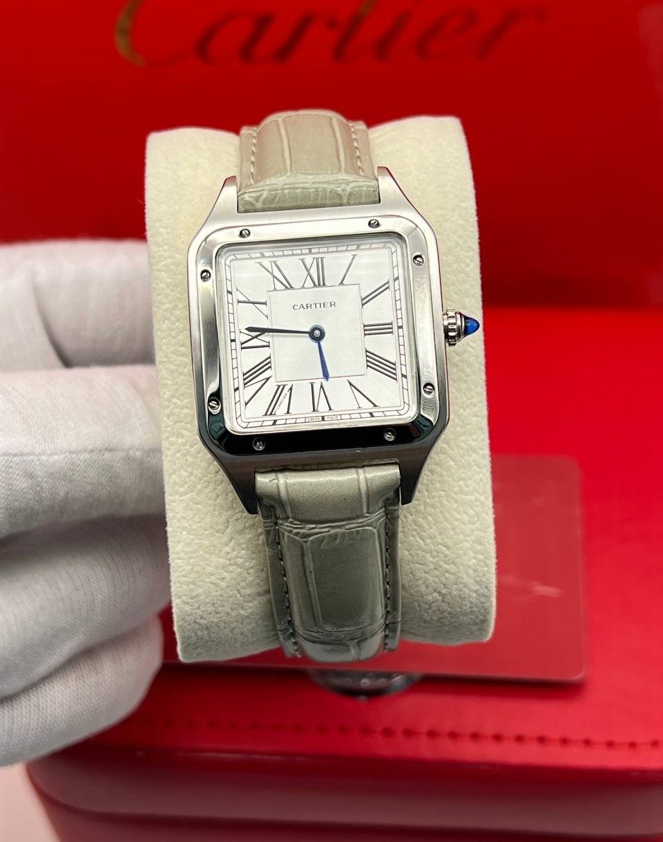 ساعت مچی کارتیه بند چرمی مردانه