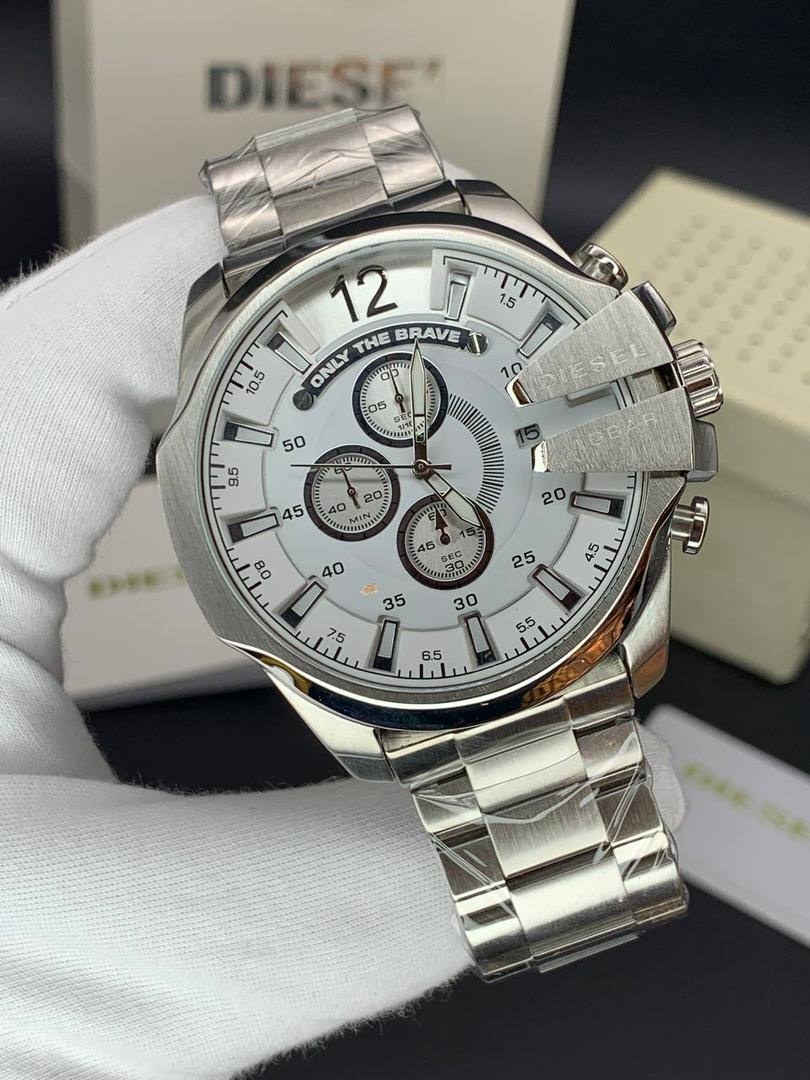 ساعت مردانه دیزل مدل شاخدار استیل