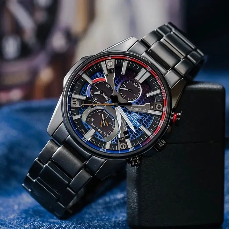 ساعت مچی مردانه کاسیو ادیفایس casio edifice EQB-1200HG-1A بند و قاب استیل رنگ ثابت،مسترکوالیتی.