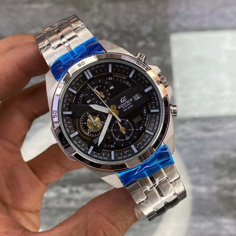 ساعت مچی مردانه کاسیو ادیفایس casio edifice EFR-556DB بند و قاب استیل رنگ ثابت،مسترکوالیتی.