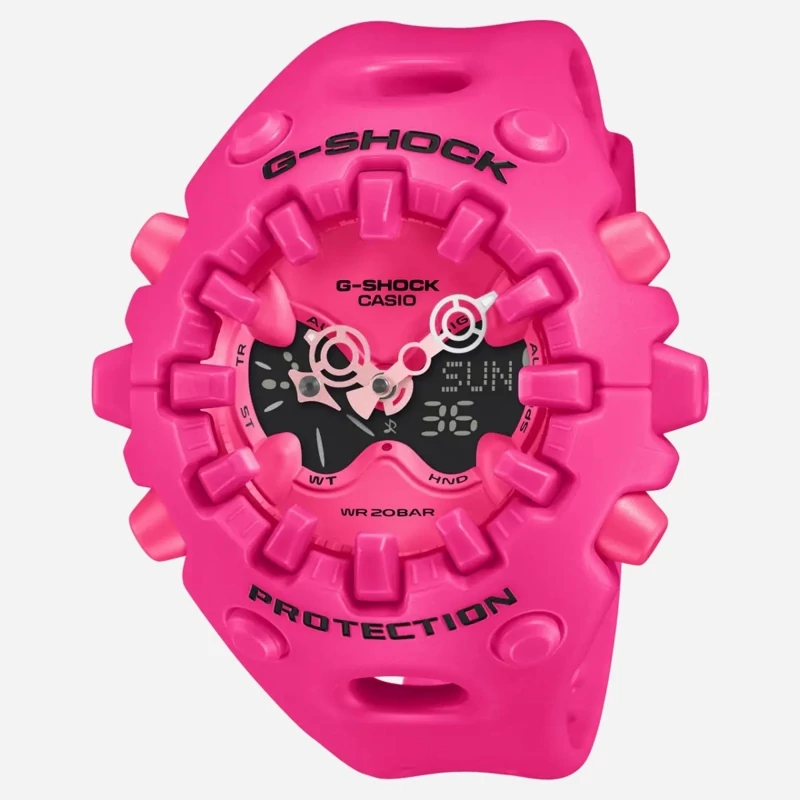ساعت کاسیو جی شاک G-SHOCK مدل GAV01 مستر کوالیتی صورتی