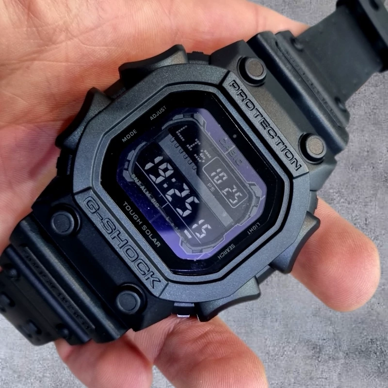 ساعت مچی جی شاک مدل تانک  G-shock Gx-56 ta مستر کوالیتی(های کپی)تنظیم اتوماتیک با پایتخت کشورها همراه با پک اصلی جیشاک