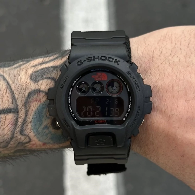 ساعت مچی جی شاک G-Shock DW-6900MS-1 مشکی برزنتی (جیشاک GShock)