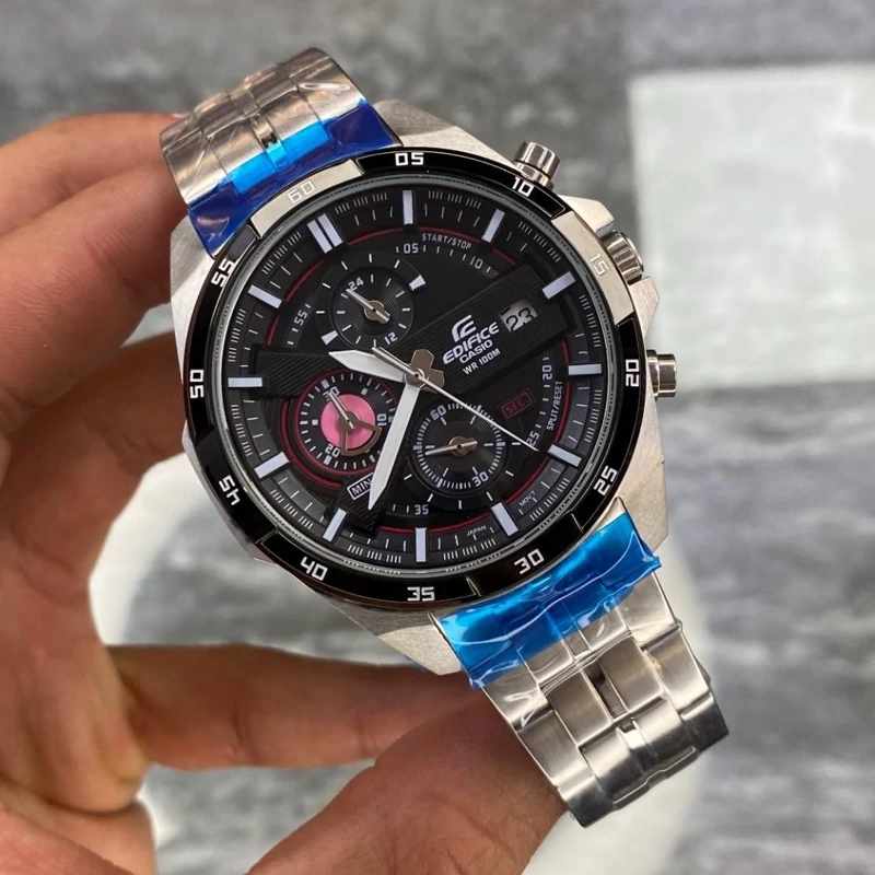 ساعت مچی مردانه کاسیو ادیفایس casio edifice EFR-556DB-1AV بند و قاب استیل رنگ ثابت،مسترکوالیتی.