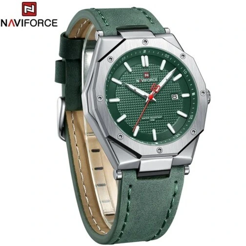 ساعت مچی مردانه نیوی فورس مدل NF9200 با بند چرم