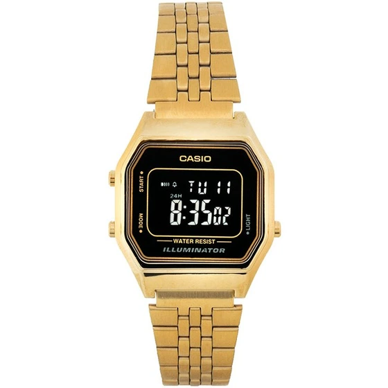 ساعت مچی دیجیتال زنانه کاسیو مدل LA680WGA-1B با بند استیل