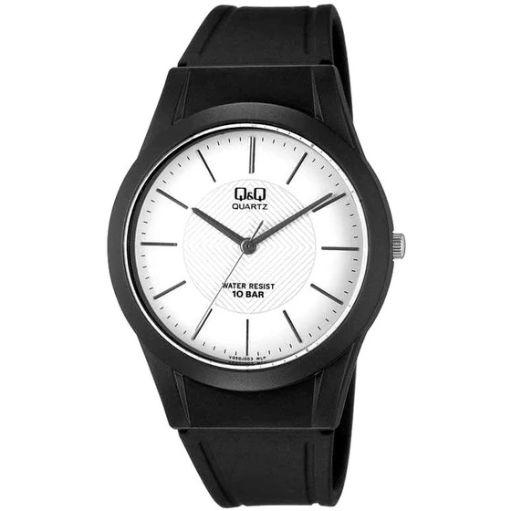 ساعت مچی کیو اند کیو مدل VQ50J003Y با بند لاستیکی مردانه