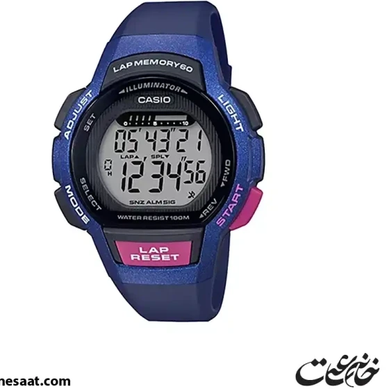 ساعت مچی اورجینال زنانه کاسیو Casio آبی کاربنی | سرمه ای| مشکی| کد رفرنس LWS-1000H-2AVDF
