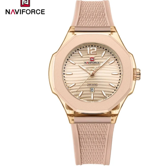 ساعت مچی اورجینال نیوی فورس Nf6109 گلبه ای