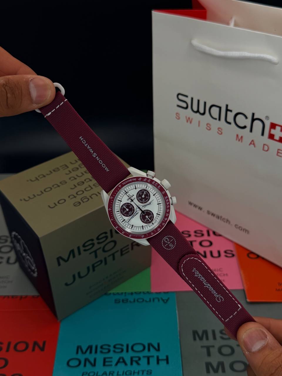 ساعت مچی امگا سواچ OMEGA SWATCH FOR MISSION TO PLUTO