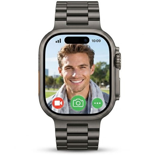 ساعت هوشمند JSYES مدل MS33 ULTRA با نمایشگر سوپر آمولد و بدنه تیتانیوم