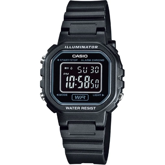 ساعت مچی کاسیو دیجیتال زنانه و بچه گانه CASIO LA-20WH-1BDF