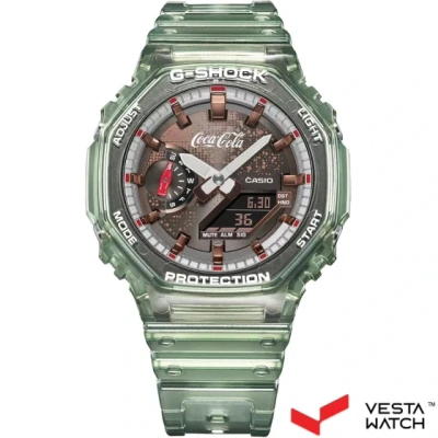 ساعت مچی مردانه کاسیو جیشاک کوکاکولا CASIO G-SHOCK COCA COLA مدل GA-2100CC-3ADR